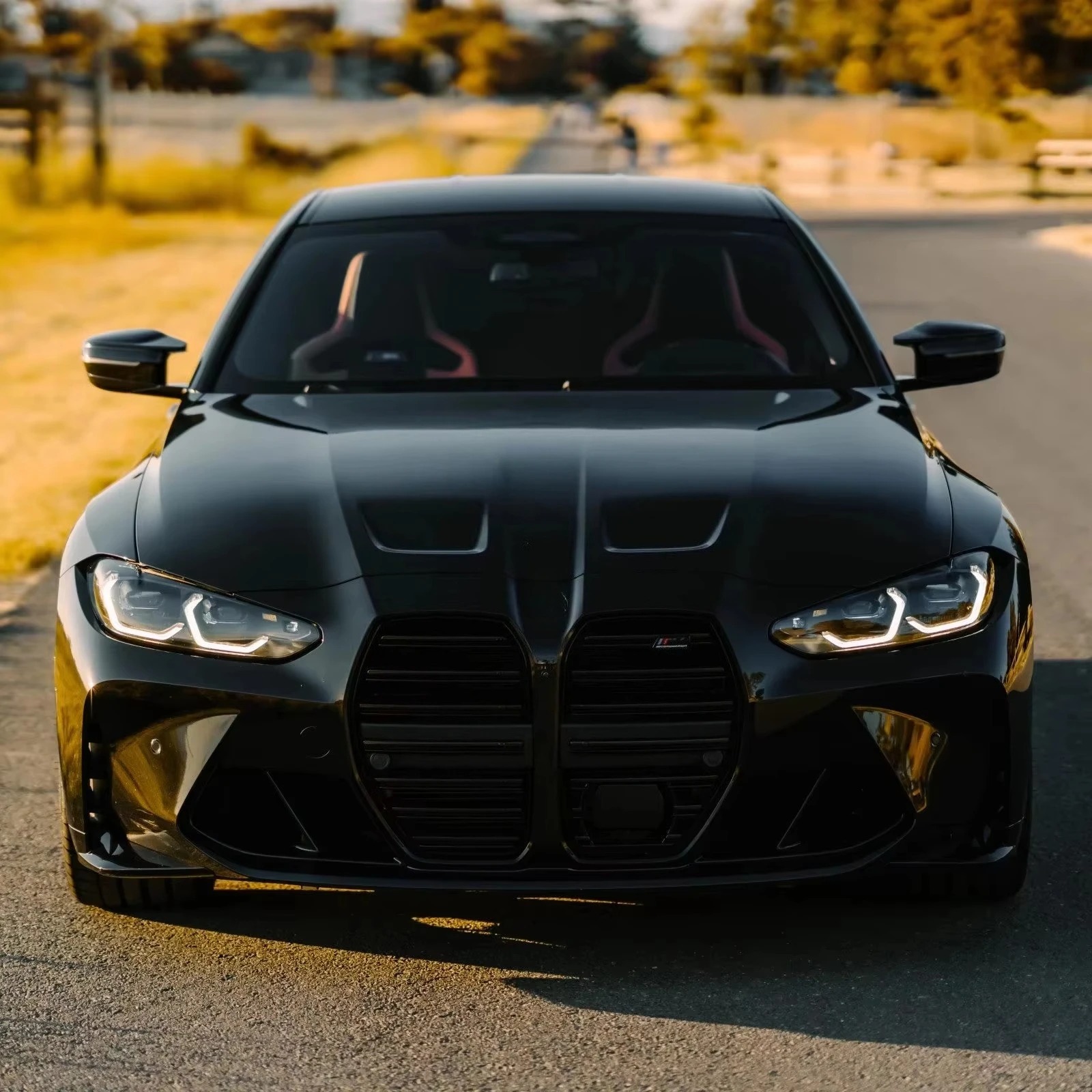 New V Style Carbon Fiber Front Lip Replacement for F10 5 Series